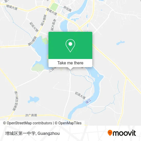 增城区第一中学 map