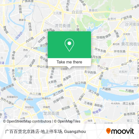 广百百货北京路店-地上停车场 map