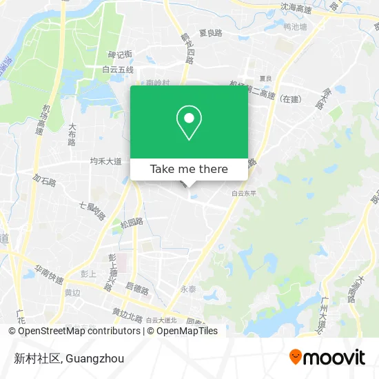 新村社区 map