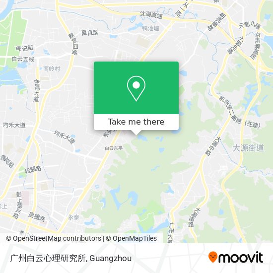 广州白云心理研究所 map