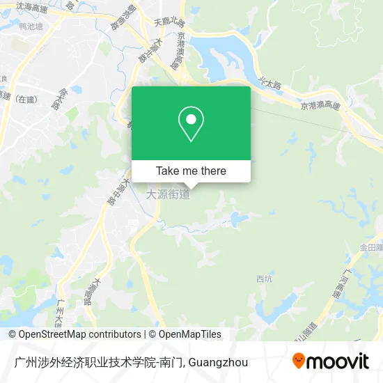 广州涉外经济职业技术学院-南门 map