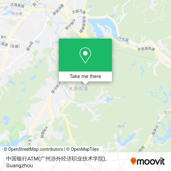 中国银行ATM(广州涉外经济职业技术学院) map