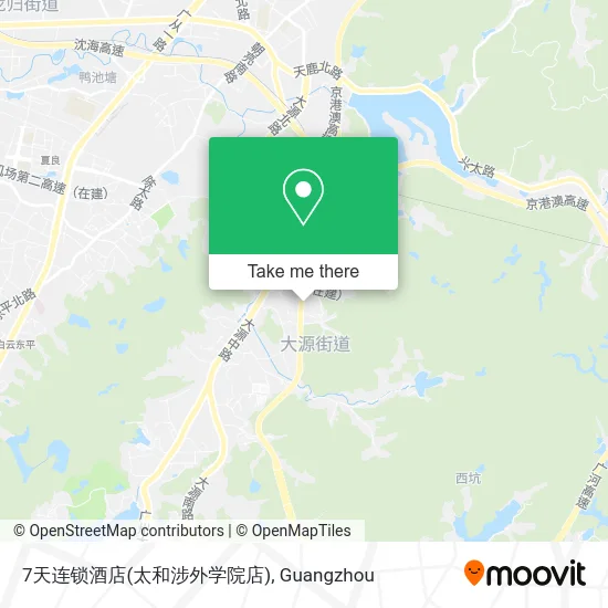 7天连锁酒店(太和涉外学院店) map