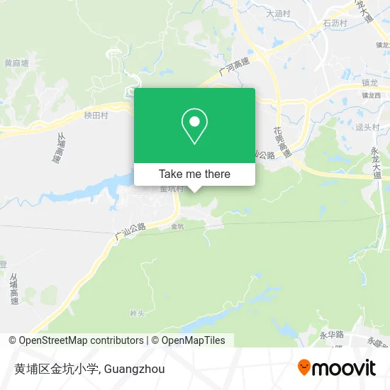 黄埔区金坑小学 map