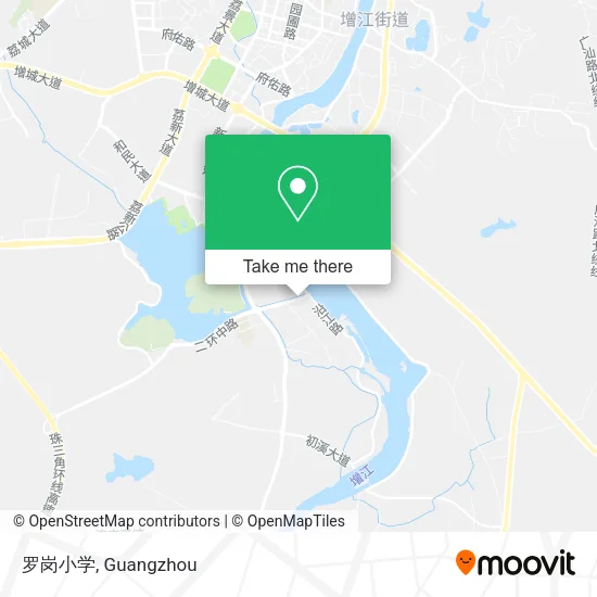 罗岗小学 map