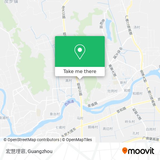 宏慧理容 map