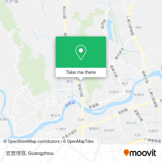 宏慧理容 map