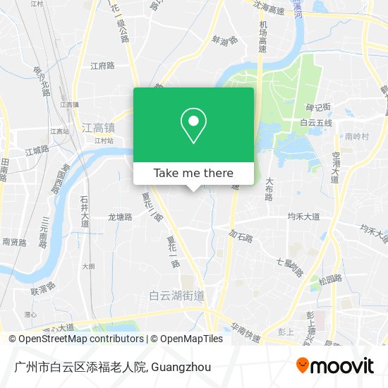广州市白云区添福老人院 map