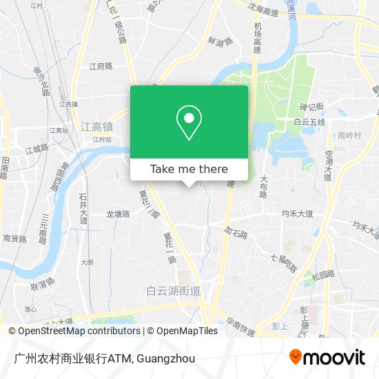广州农村商业银行ATM map