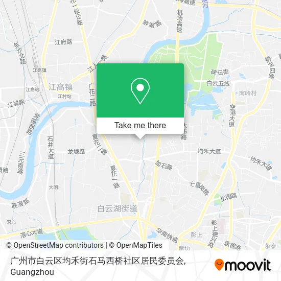 广州市白云区均禾街石马西桥社区居民委员会 map