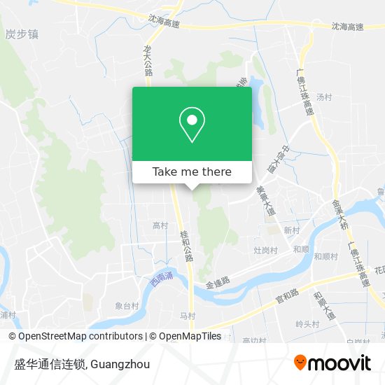 盛华通信连锁 map