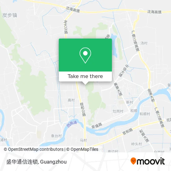 盛华通信连锁 map
