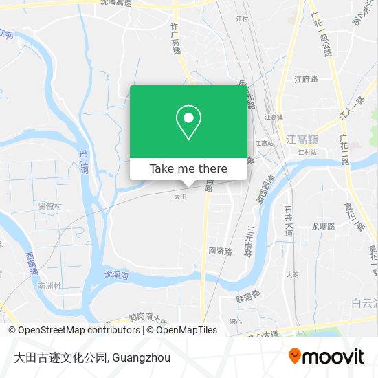 大田古迹文化公园 map