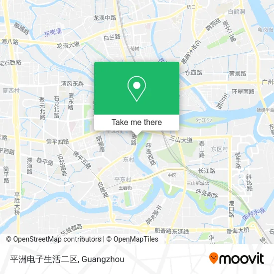 平洲电子生活二区 map
