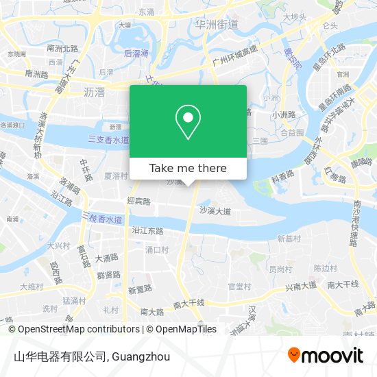 山华电器有限公司 map