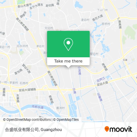 合盛纸业有限公司 map