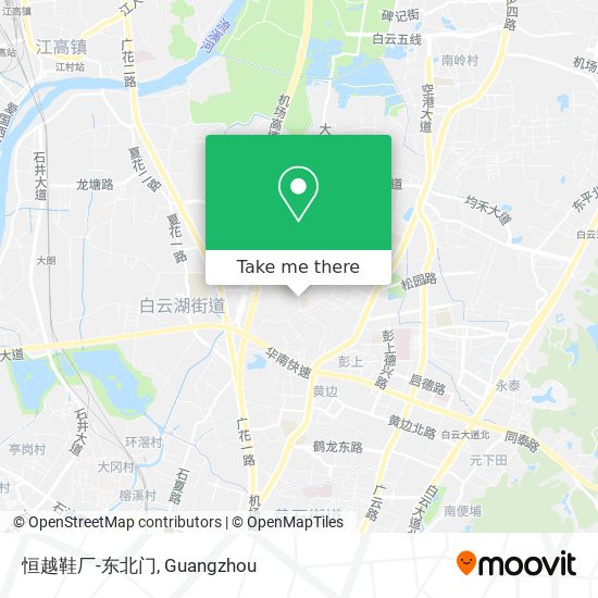 恒越鞋厂-东北门 map