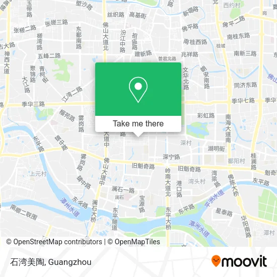 石湾美陶 map