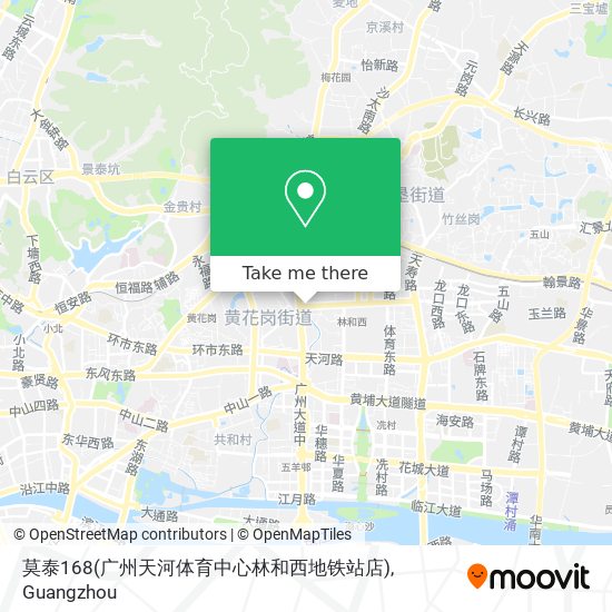 莫泰168(广州天河体育中心林和西地铁站店) map