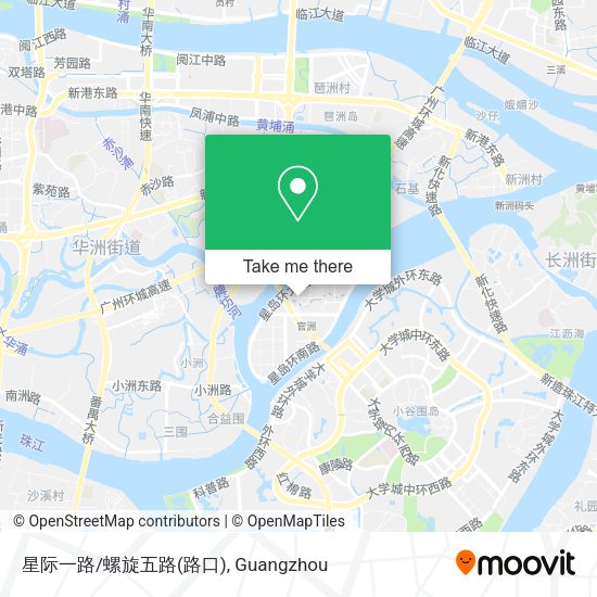 星际一路/螺旋五路(路口) map