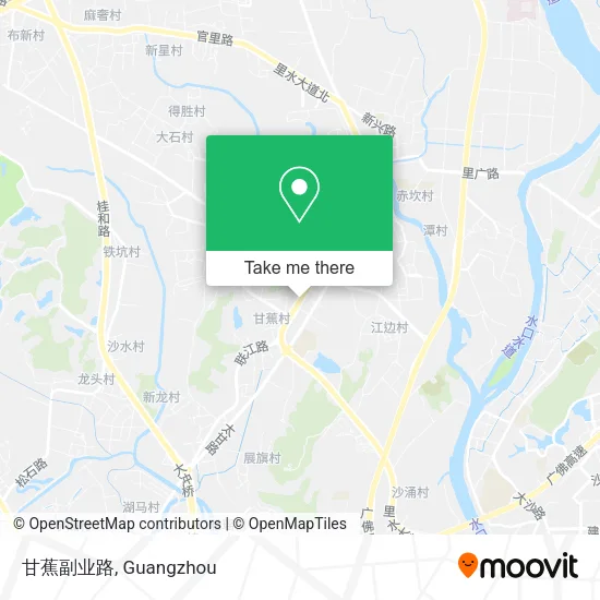 甘蕉副业路 map
