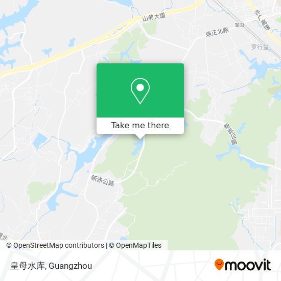 皇母水库 map