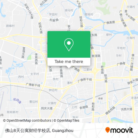 佛山8天公寓财经学校店 map