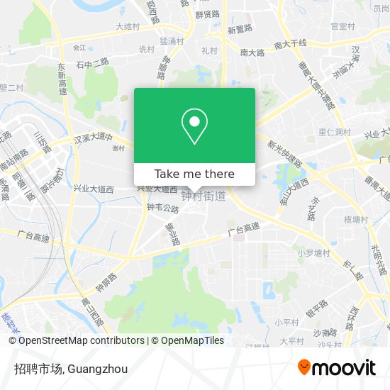 招聘市场 map