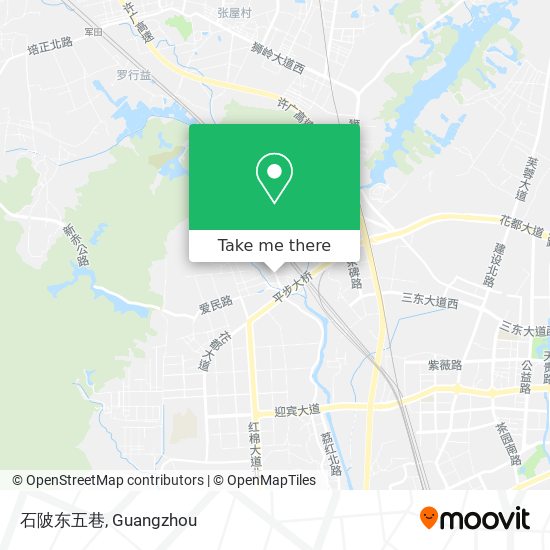 石陂东五巷 map
