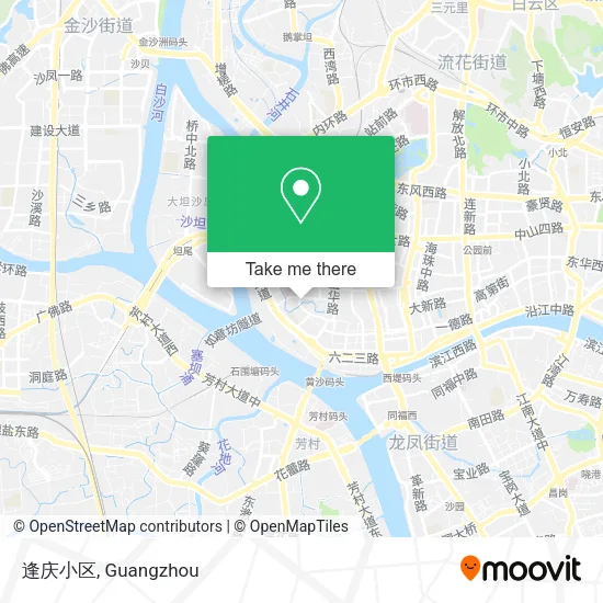 逢庆小区 map