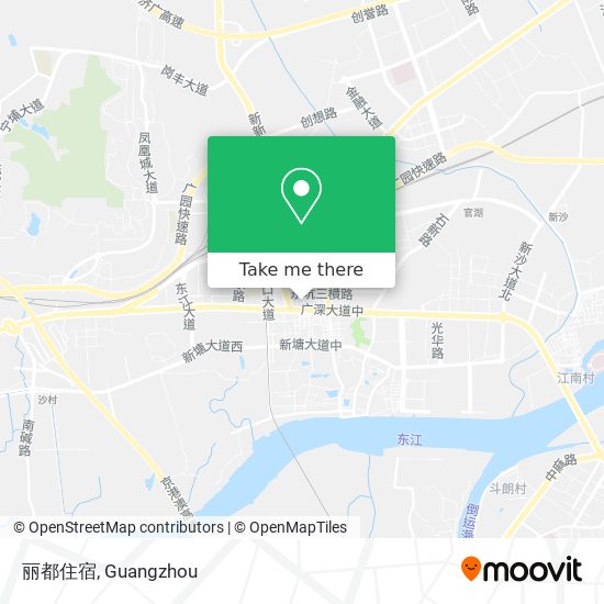 丽都住宿 map