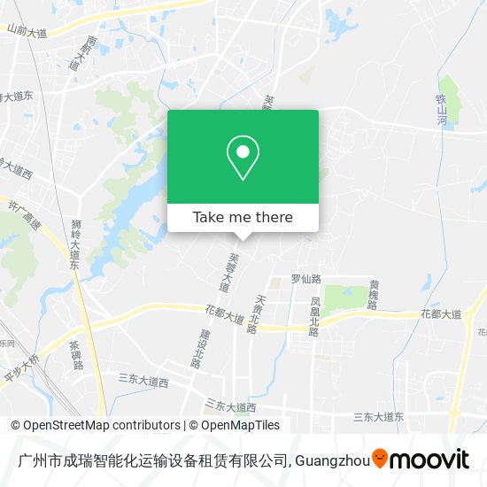 广州市成瑞智能化运输设备租赁有限公司 map