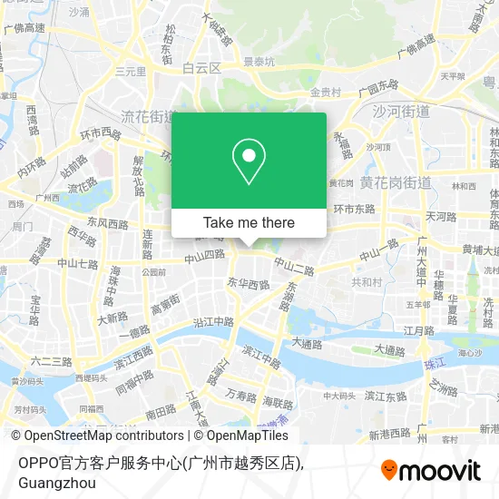 OPPO官方客户服务中心(广州市越秀区店) map