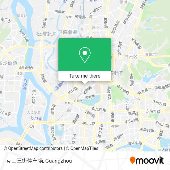 克山三街停车场 map