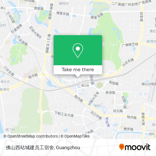 佛山西站城建员工宿舍 map