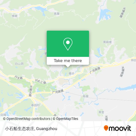 小石船生态农庄 map