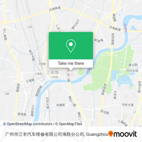 广州市江丰汽车维修有限公司海联分公司 map