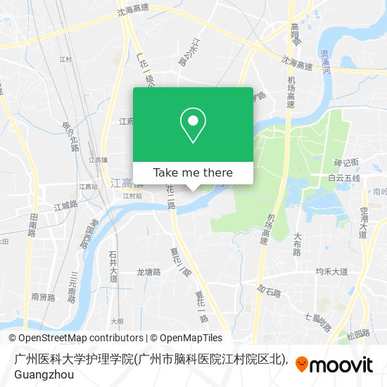 广州医科大学护理学院(广州市脑科医院江村院区北) map