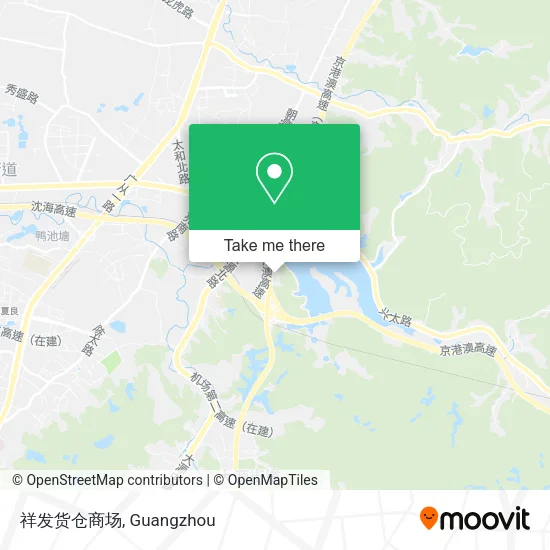 祥发货仓商场 map
