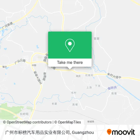 广州市标榜汽车用品实业有限公司 map