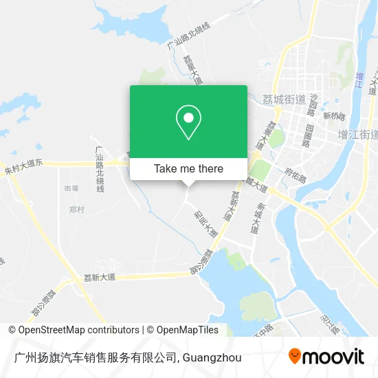 广州扬旗汽车销售服务有限公司 map