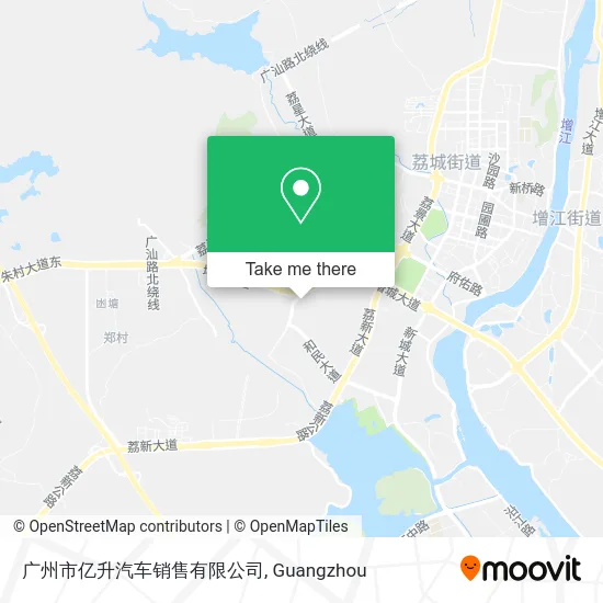 广州市亿升汽车销售有限公司 map