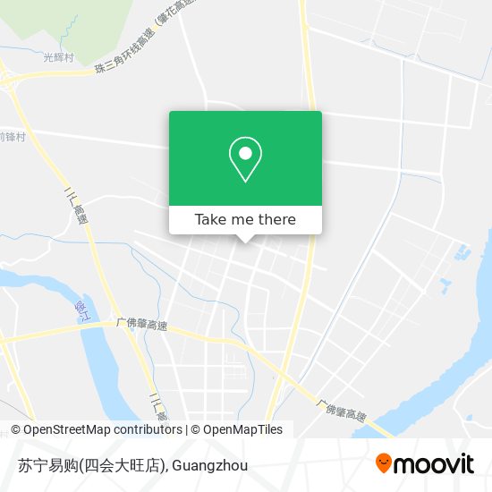 苏宁易购(四会大旺店) map