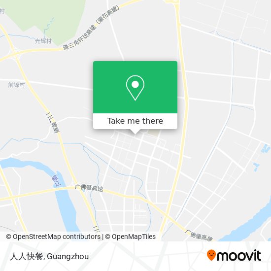 人人快餐 map