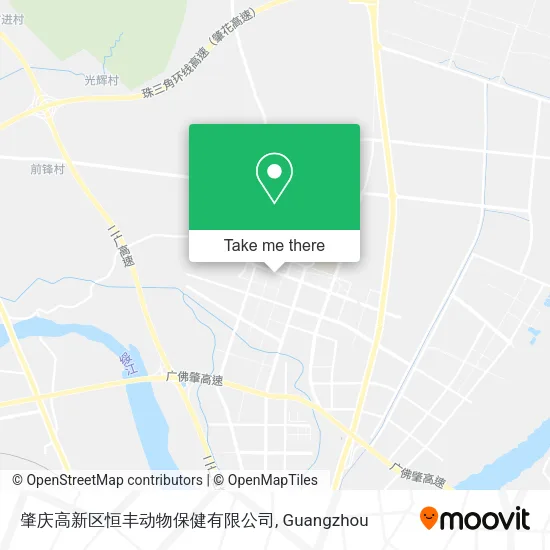 肇庆高新区恒丰动物保健有限公司 map