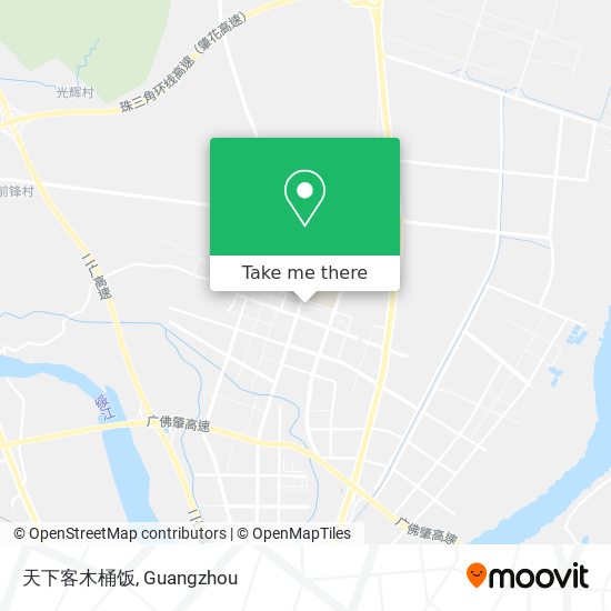 天下客木桶饭 map