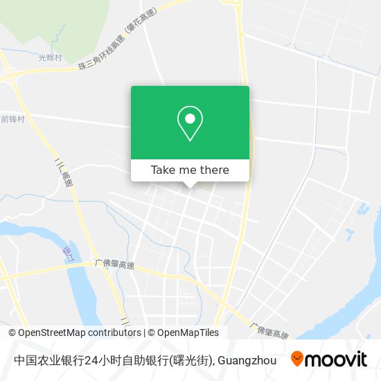 中国农业银行24小时自助银行(曙光街) map