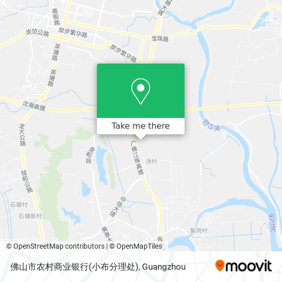佛山市农村商业银行(小布分理处) map