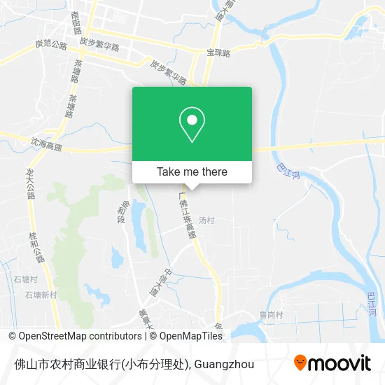 佛山市农村商业银行(小布分理处) map