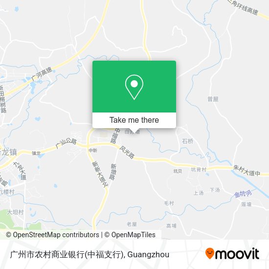 广州市农村商业银行(中福支行) map